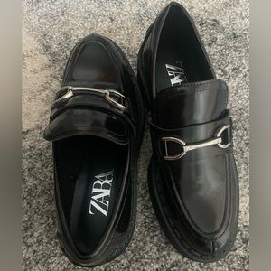 Zara Buckled Loafers, Women’s size 36, (5.5 in US)